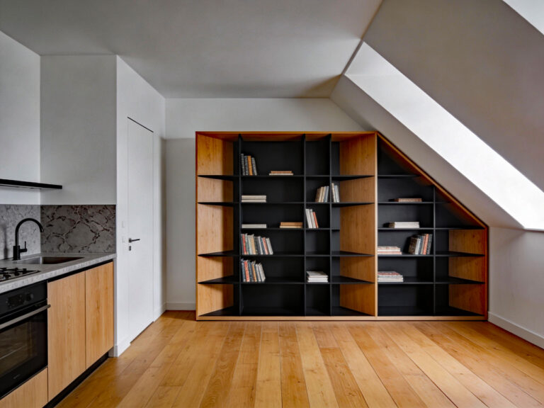 Stammstark Raummanufaktur Beispiel Wohnwelt Küche und Bücherzimmer