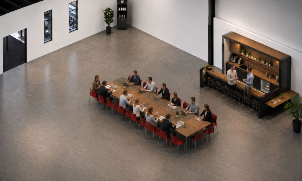 Moderne Officeräume für Workshops, Teamveranstaltungen, Kundenveranstaltungen, Schulungen